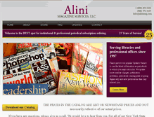 Tablet Screenshot of alinimag.com